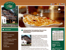 Tablet Screenshot of croninsguesthouse.com